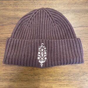 Free People Brown Knit Beanie